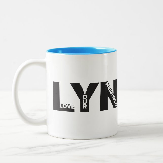 Kärlek Din granne mugg (Vänster)