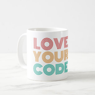 KÄRLEK DIN KOD - PROGRAMMERINGSNERD KAFFEMUGG