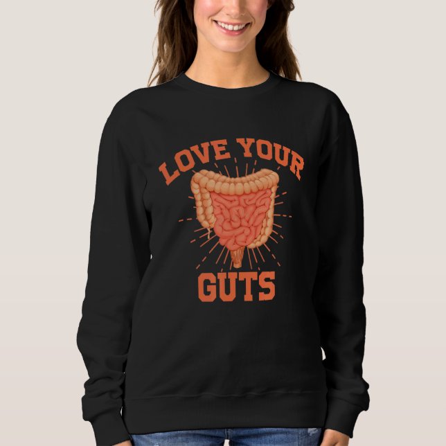 Kärlek Din matsmältningsmatsmältningsapparat H T Shirt (Framsida)