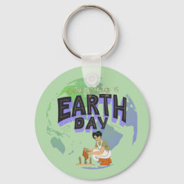 "Kärlek din Mor: Jorddagen varje dag" Nyckelring