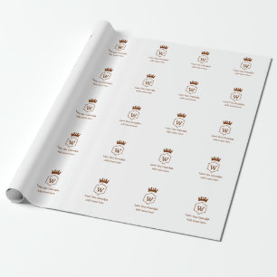 Kärlek, din morfar krona lägger till namn detaljer presentpapper