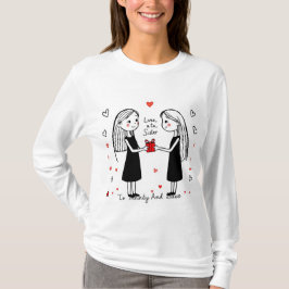 Kärlek din syster t shirt