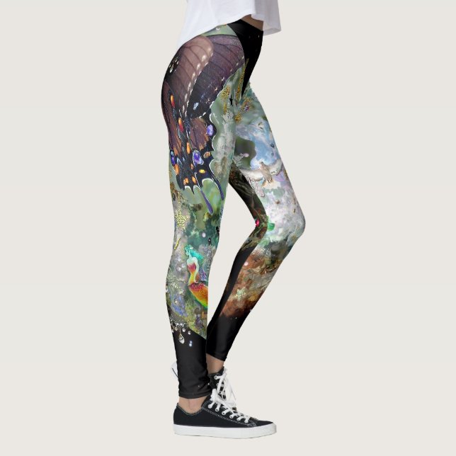 Kärlek din värld leggings (Höger)