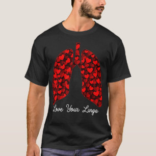 Kärlek dina lungor andningsbesvär Alla hjärtans hj T Shirt