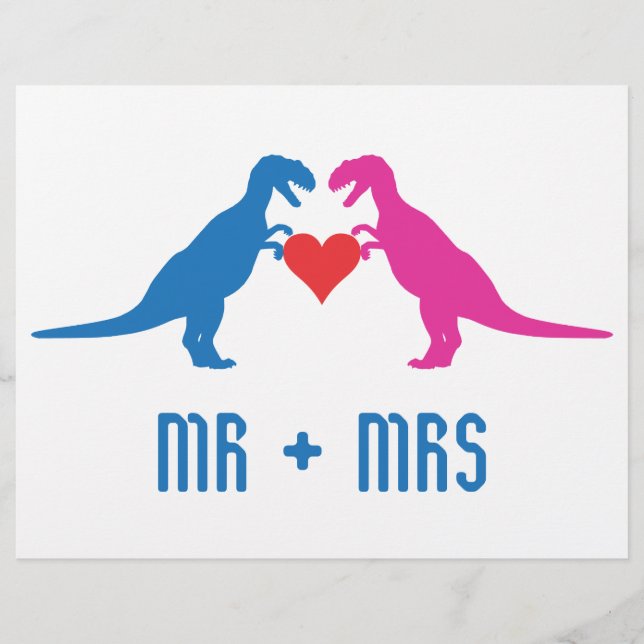 Kärlek Dinosaurs Reklamblad (Framsidan)