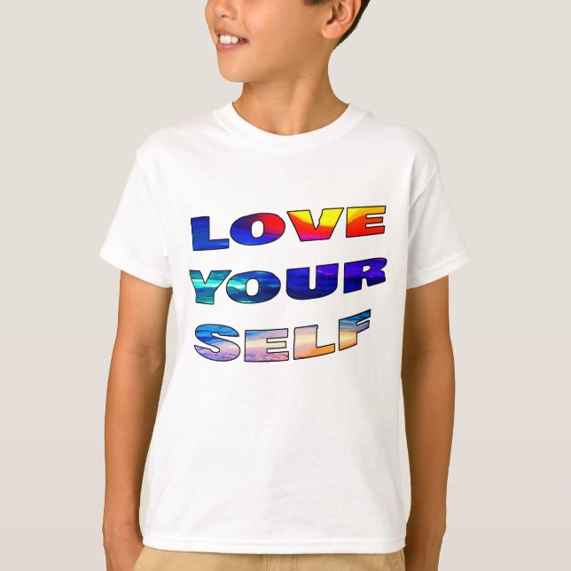 Kärlek - ditt eget - t shirt (Framsida)