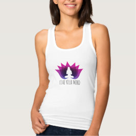KÄRLEK DITT MIND Yoga T-shirt Linne Med Racerback