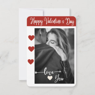 kärlek, ditt valentinfotografkort tack kort