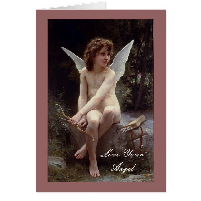 KÄRLEK DIUR ANGEL OBS KORT (Framsidan)