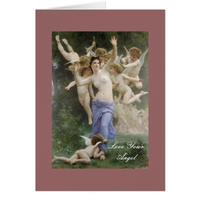 KÄRLEK DIUR ANGEL OBS KORT (Framsidan)