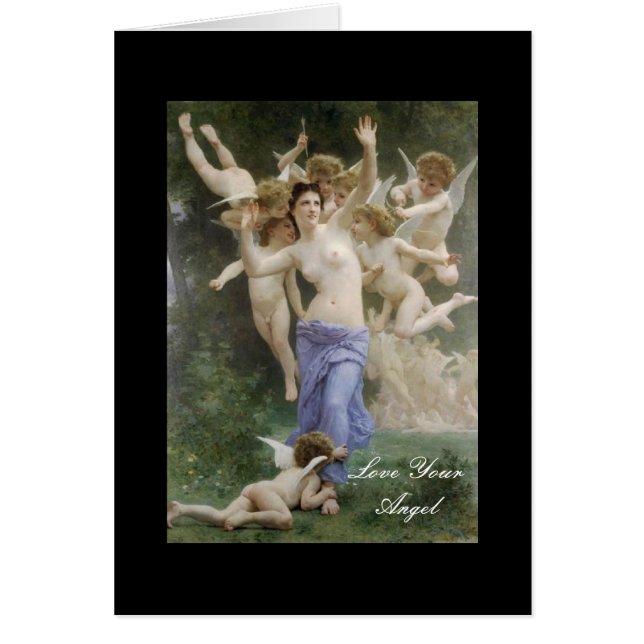 KÄRLEK DIUR ANGEL OBS KORT (Framsidan)