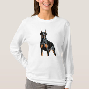 kärlek Doberman Hund T Shirt