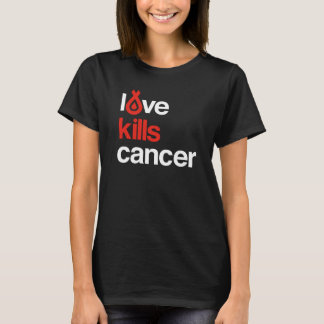 Kärlek Döda Cancer - Kvinnors tre år T-shirt