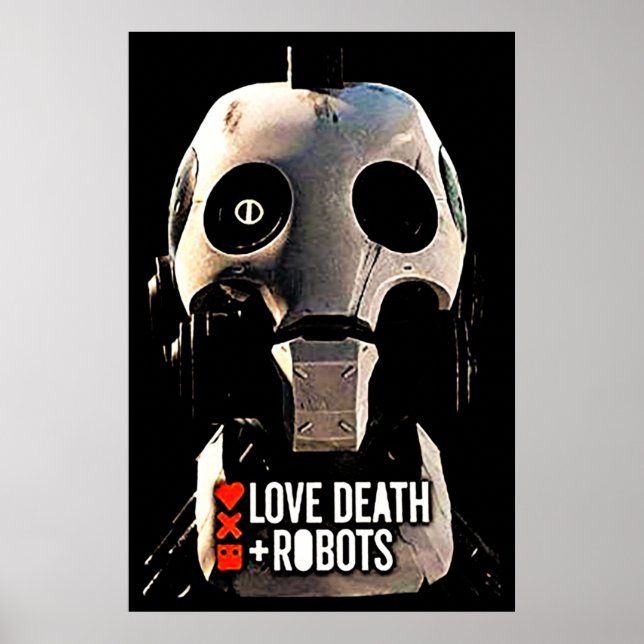 Kärlek Dödsrobots Poster (Framsidan)