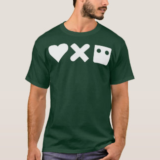 Kärlek Dödsstämpel Robots T Shirt