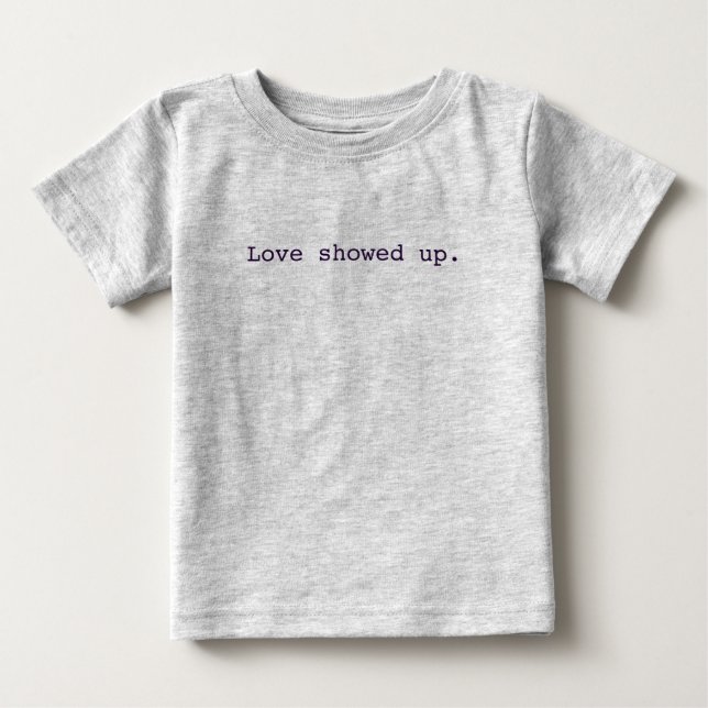 Kärlek dök upp i Baby Romper T Shirt (Framsida)