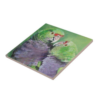 Kärlek dos Roxinhos (detaljer) Kakelplatta