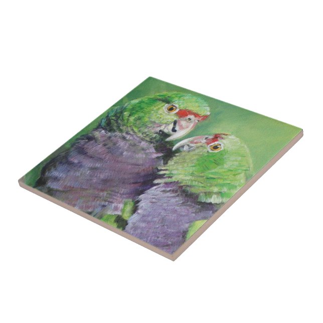 Kärlek dos Roxinhos (detaljer) Kakelplatta (Sidan)