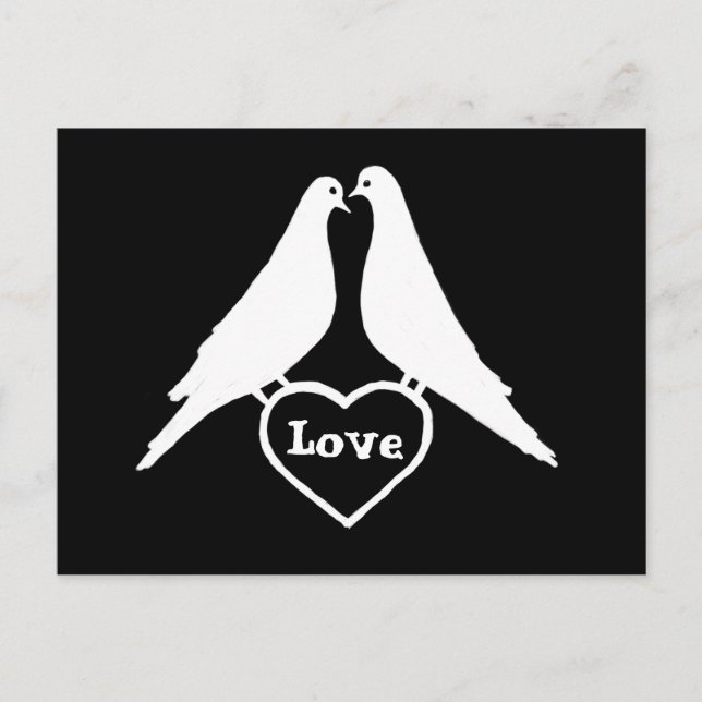 Kärlek Doves Vykort (Framsida)