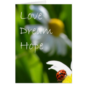 Kärlek, Dream, Hope OBS Kort