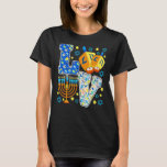 KÄRLEK Dreidel Menorah Chanukah Cute Hanukkah Paja T Shirt<br><div class="desc">KÄRLEK Dreidel Menorah Chanukah Cute Hanukkah Pajamas</div>