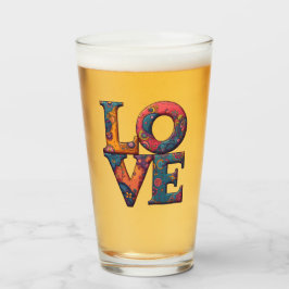 Kärlek dricksglas glaskopp