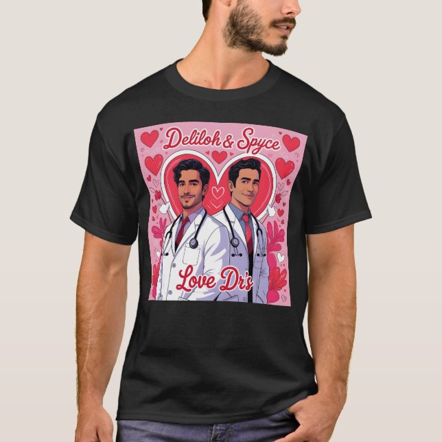 Kärlek Drs vän T Shirt (Framsida)