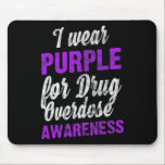 Kärlek Drug Overdose Awareness I Bära Lila Pun Musmatta<br><div class="desc">Kärlek Drug Overdose Awareness I Bära Lila Pun</div>