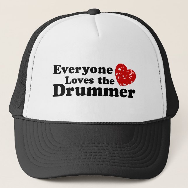 Kärlek Drummer Truckerkeps (Framsida)