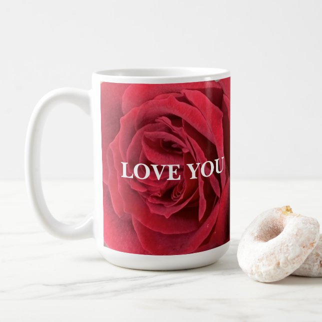 Kärlek du 15 oz Mugg (Med munk)