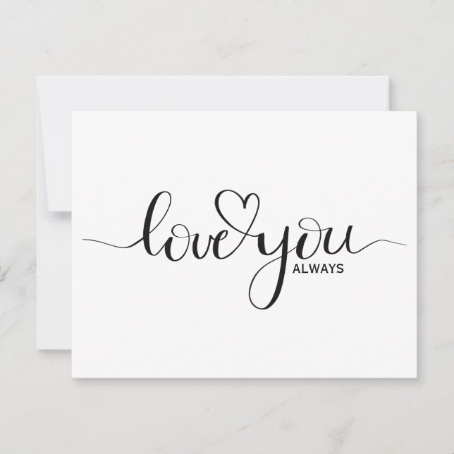 kärlek du alltid årsdag valentineser (Framsida)