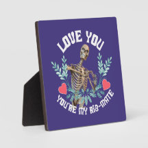 Kärlek, du är min Rib Mate Skeleton Valentine