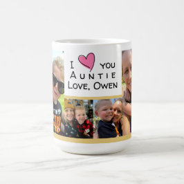 kärlek du auntie kaffemugg