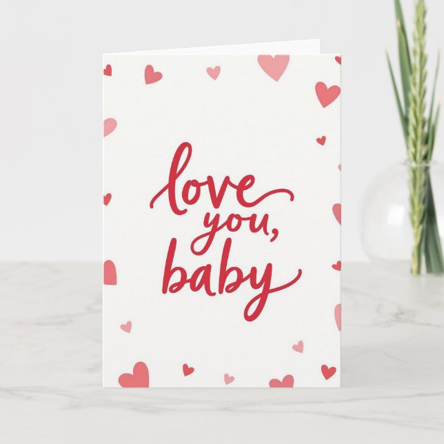 Kärlek Du Baby Speciell Kort (Framsida)