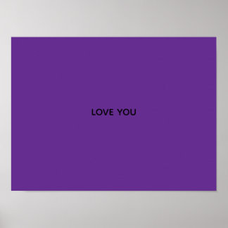 KÄRLEK DU BANNER POSTER