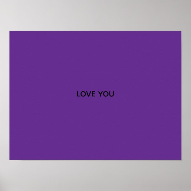 KÄRLEK DU BANNER POSTER (Framsidan)