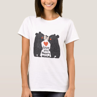 Kärlek du Beary Bear T Shirt