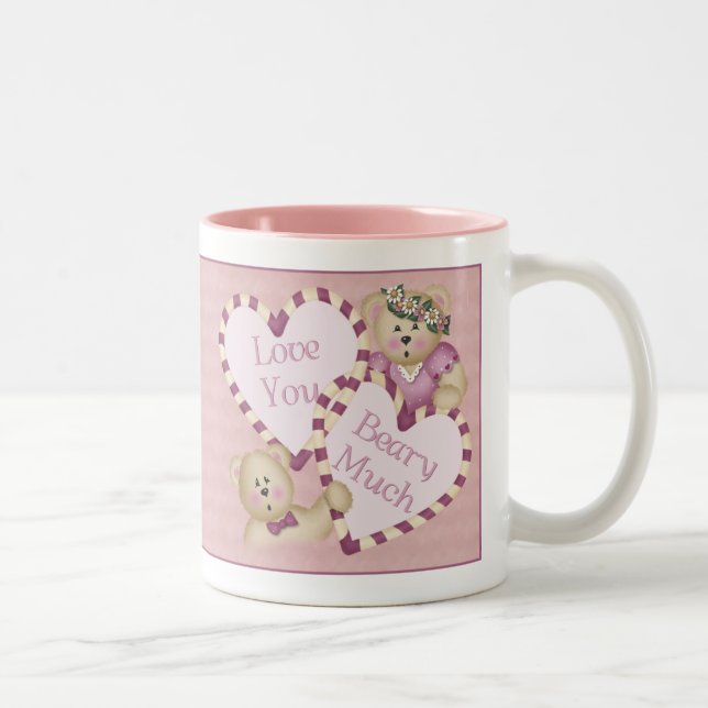 Kärlek Du Beary mycket Mugg (Höger)