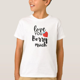 Kärlek Du Berry MYCKET - Cute Valentine Personaliz T Shirt