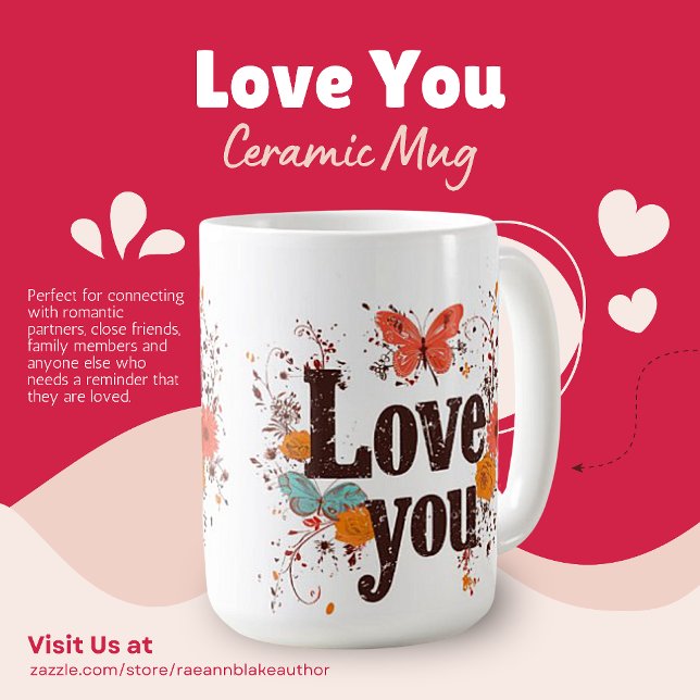 Kärlek Du Ceramic Mugg (Skapare uppladdad)