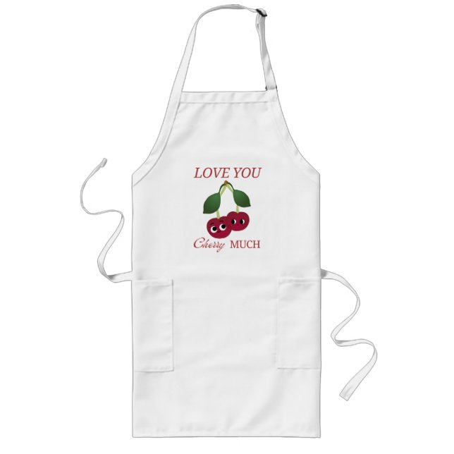 KÄRLEK DU CHERRY MUCH LÅNGT FÖRKLÄDE (Framsidan)