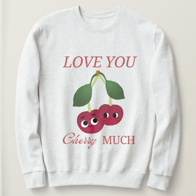 KÄRLEK DU CHERRY MUCH T SHIRT (Design framsida)