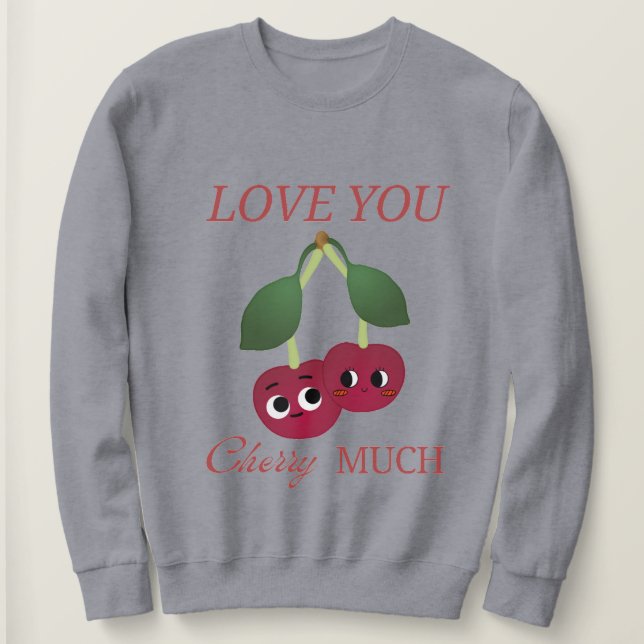 KÄRLEK DU CHERRY MUCH T SHIRT (Design framsida)