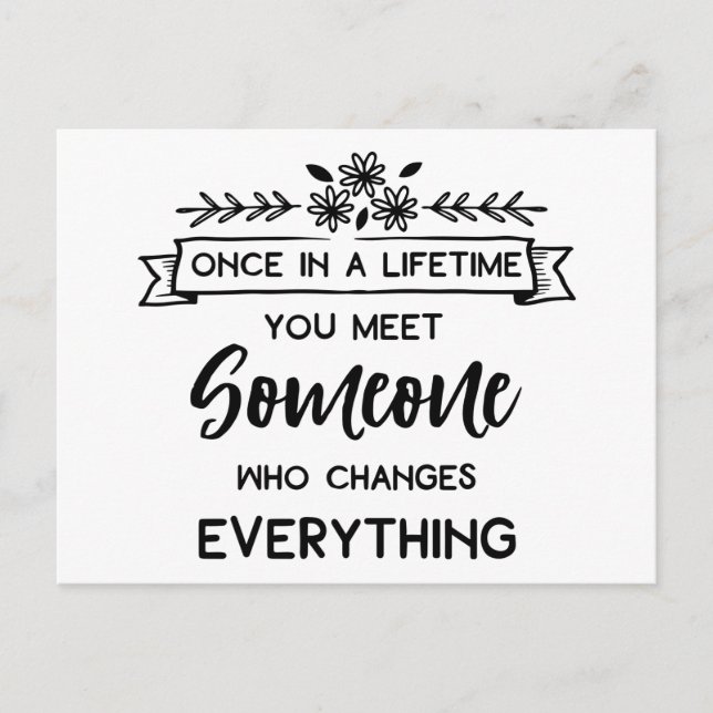 Kärlek Du Citat Tänker på Dig Saknar Dig Vänskap Meddelande Vykort (Framsida)