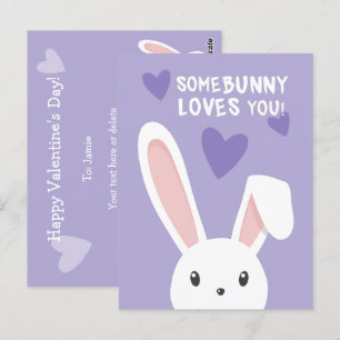 Kärlek du Cute Classroom Valentines day Vykort