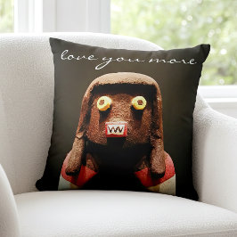 Kärlek Du får mer citattecken Kachina Doll-foto fe Kudde