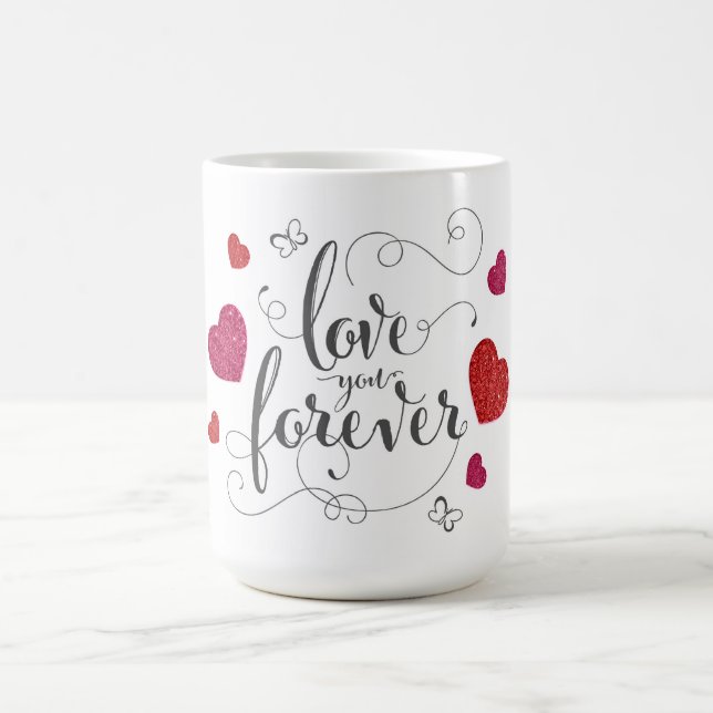 Kärlek Du för Valentines day-kaffe Mugg (Center)