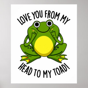 Kärlek du från mitt huvud till min handburna, fina poster