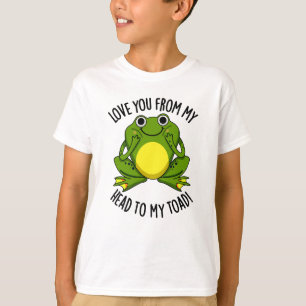 Kärlek du från mitt huvud till min handburna, fina t shirt