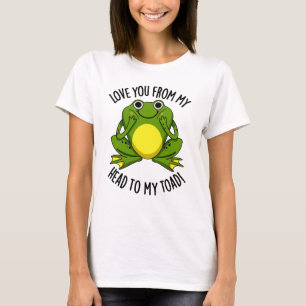 Kärlek du från mitt huvud till min handburna, fina t shirt